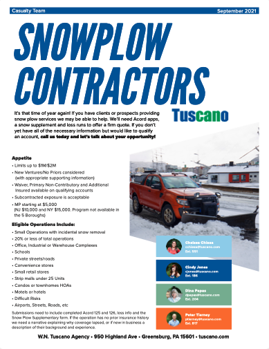 Snowplow Contractors
